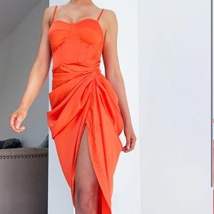 Orange dress